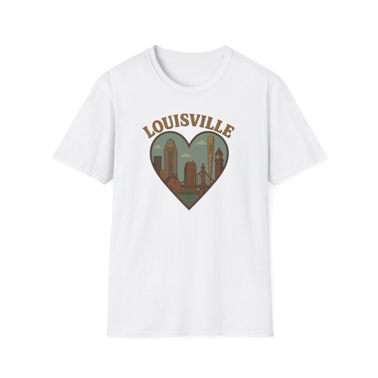 Unisex Louisville Skyline Shirt: Love, Horses & Bourbon!