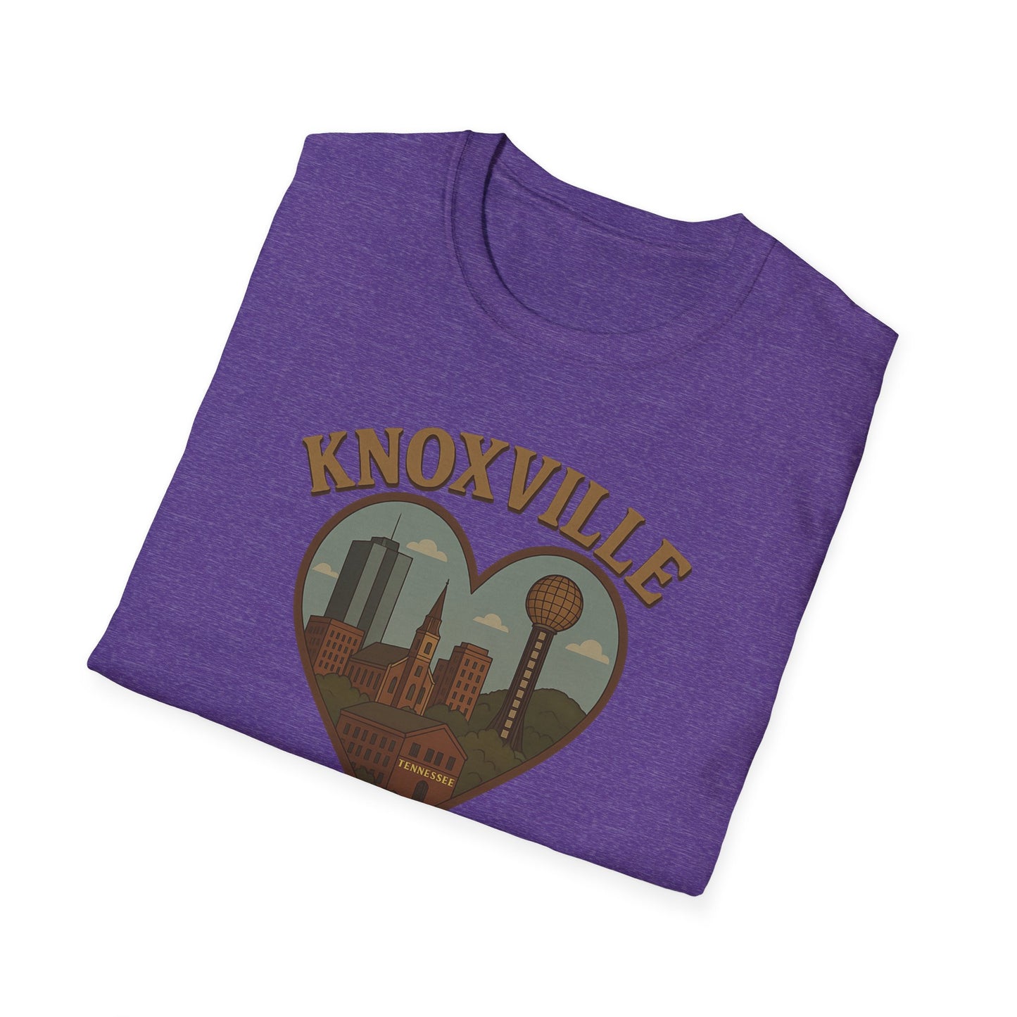 Fall in Love with Knoxville's Iconic Skyline on a Tee - Unisex, Soft, and Perfect for Any Adventure!