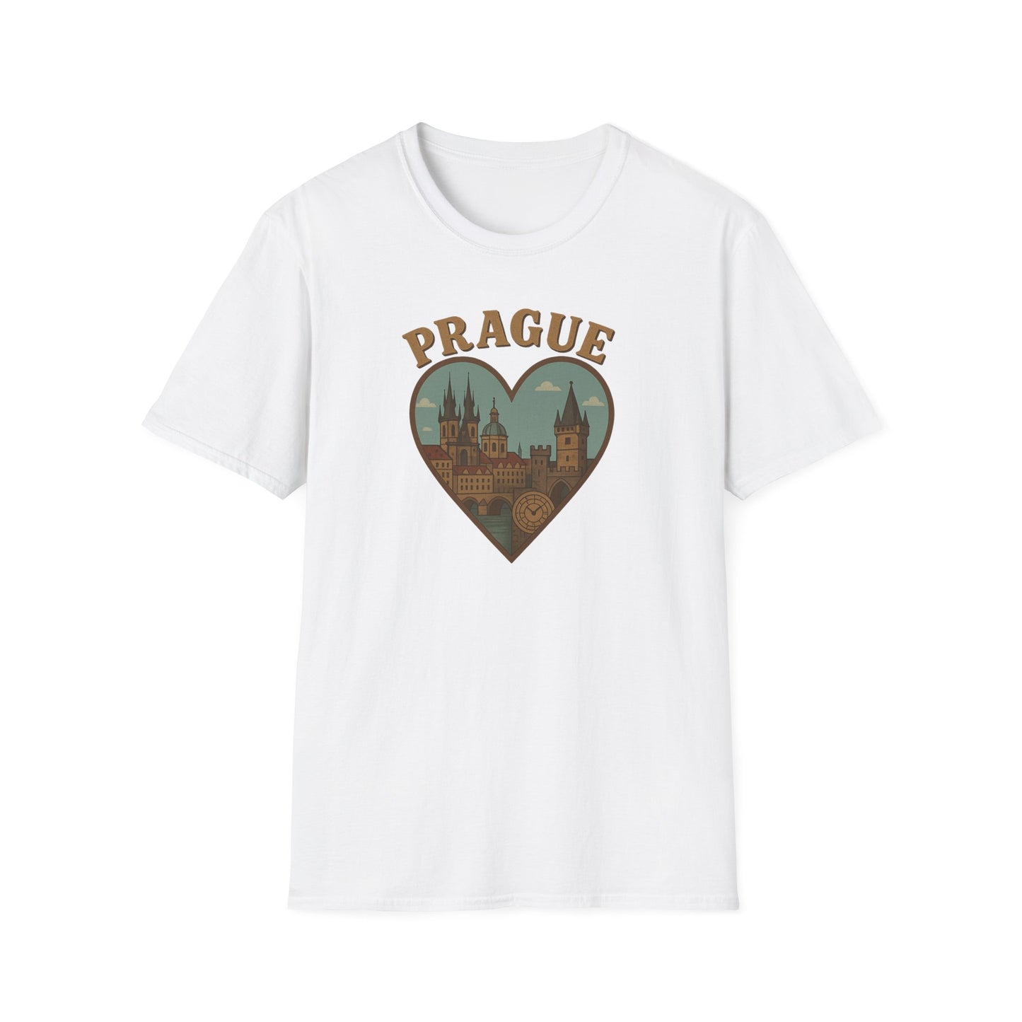 Unisex Shirt With Heartwarming Architecture of Enchanting Prague