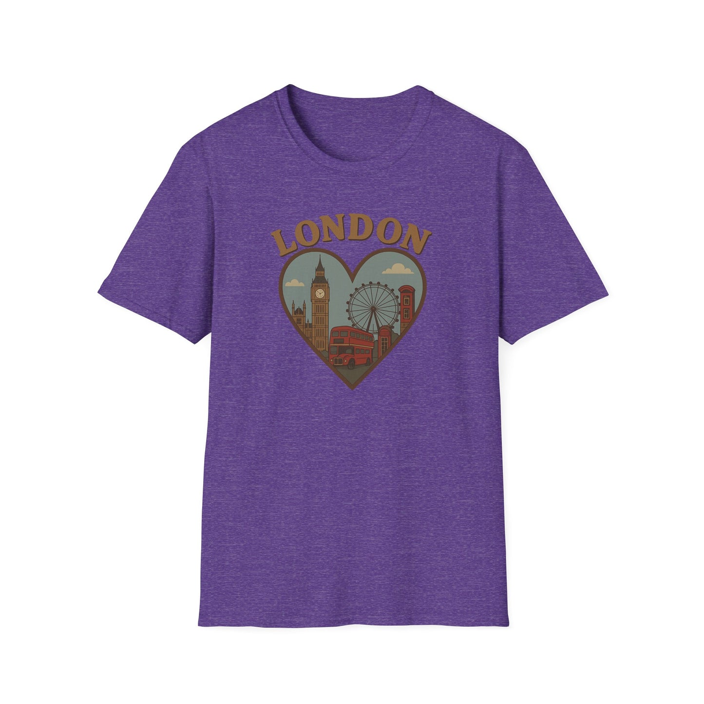 Celebrate Your Love for London with This Quirky Gildan 64000 Soft T-Shirt