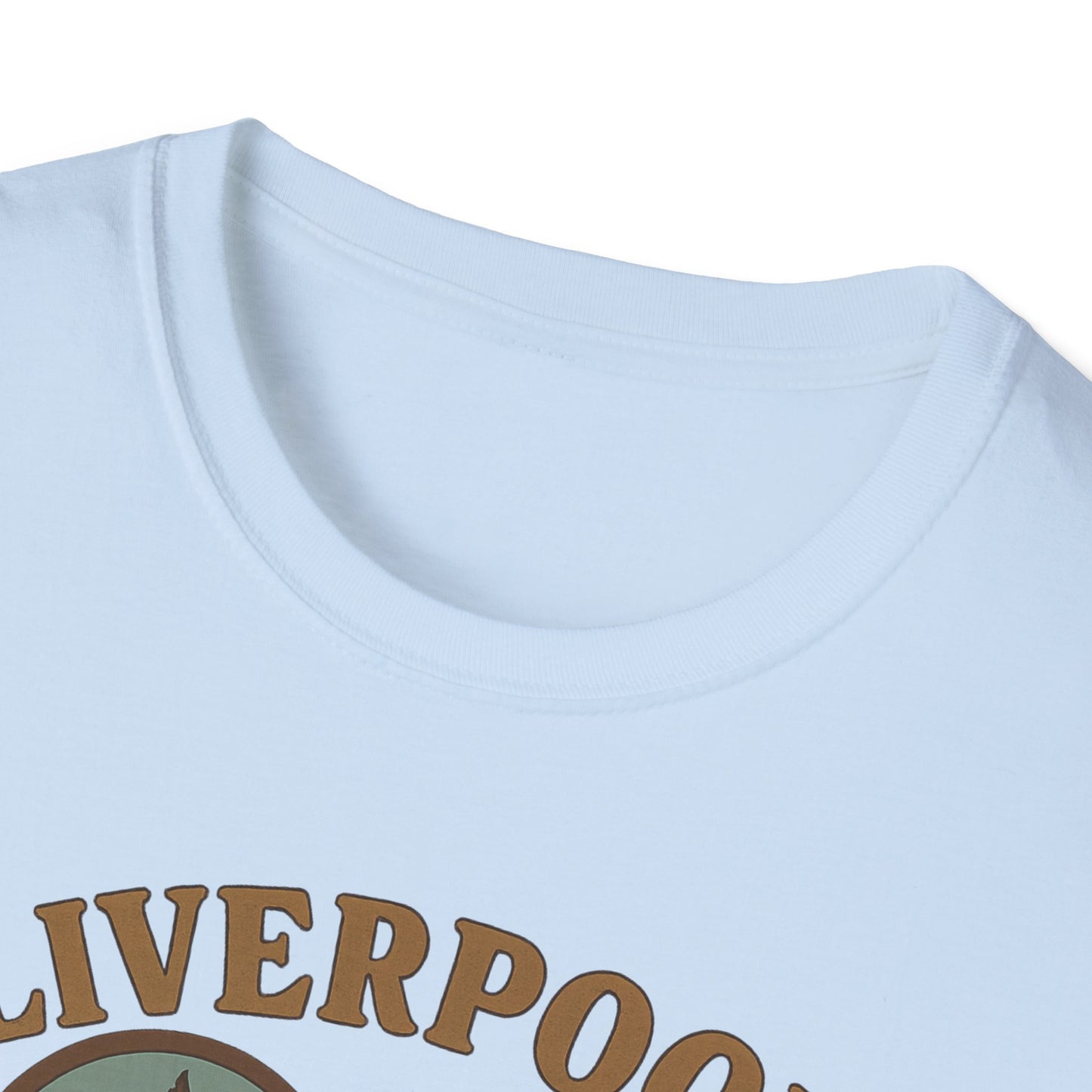 Capture the Spirit of Liverpool with this Unisex Retro Skyline T-Shirt