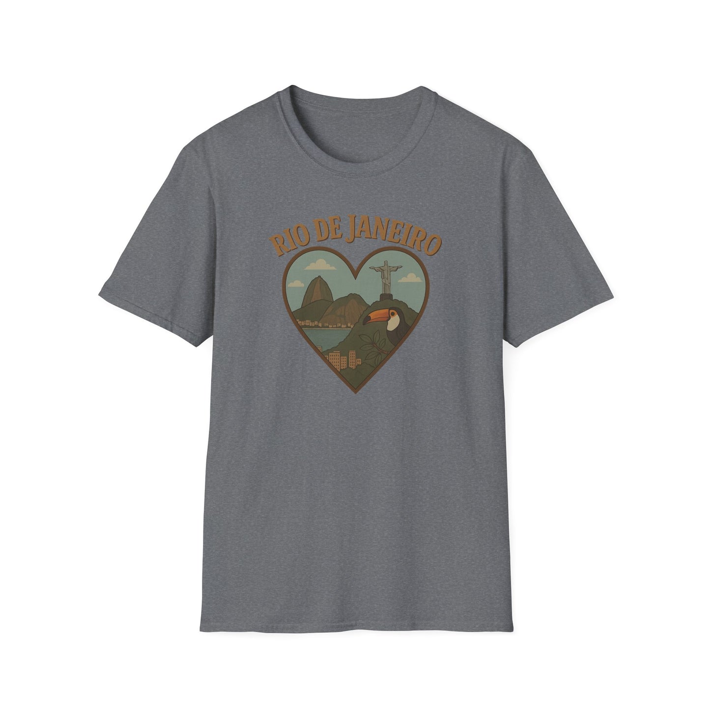 Summon Rio De Janeiro's Heartbeat with Our Whimsical Toucan Love Tee