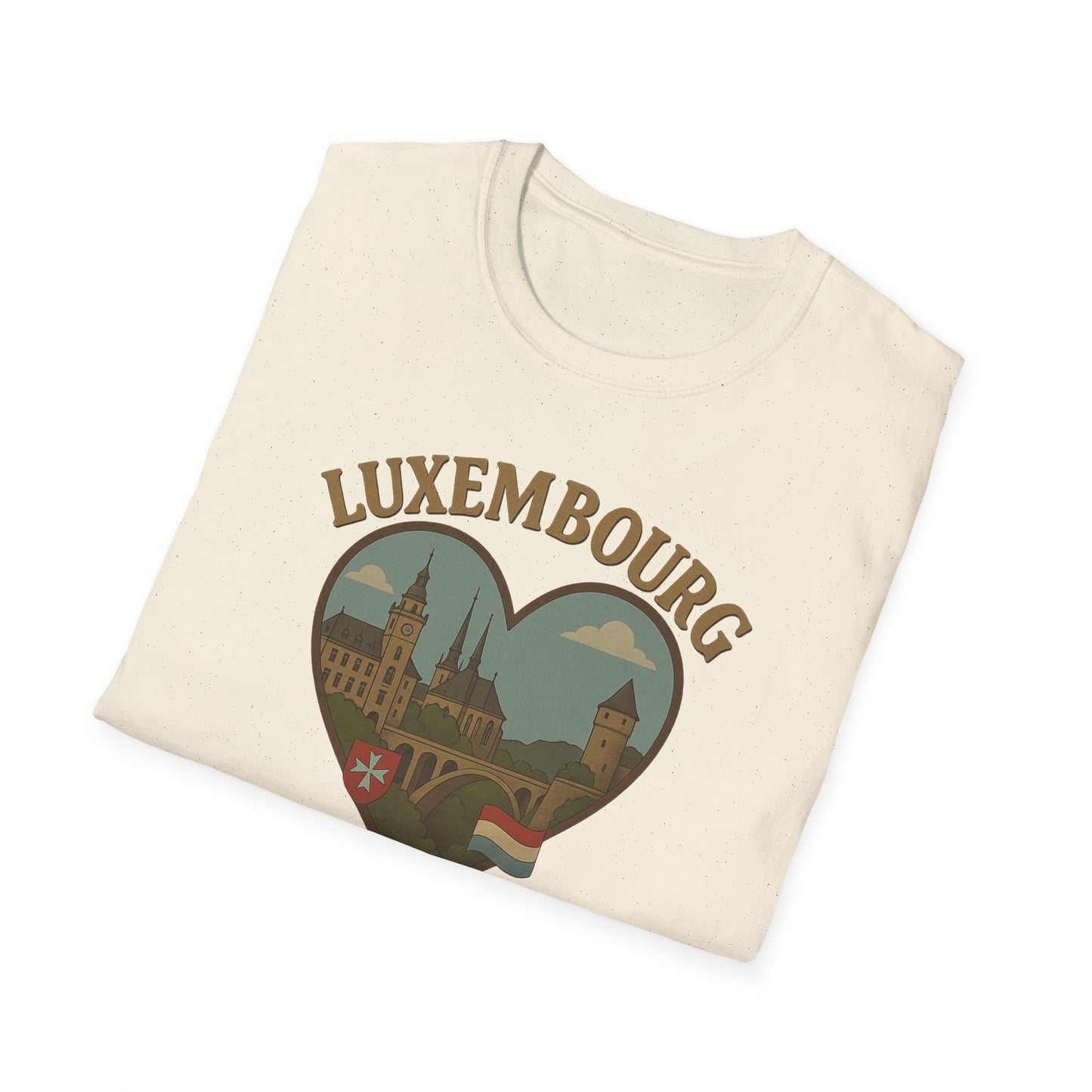 Unleash Your Inner Traveler with This Luxembourg Heartbeat Shirt!
