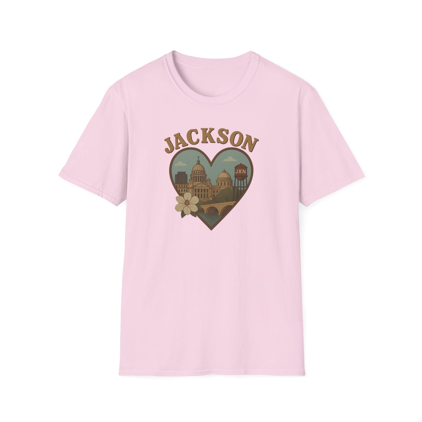 Fall in Love with Jackson's Quirky Charm on This Unisex Gildan Soft Tee!