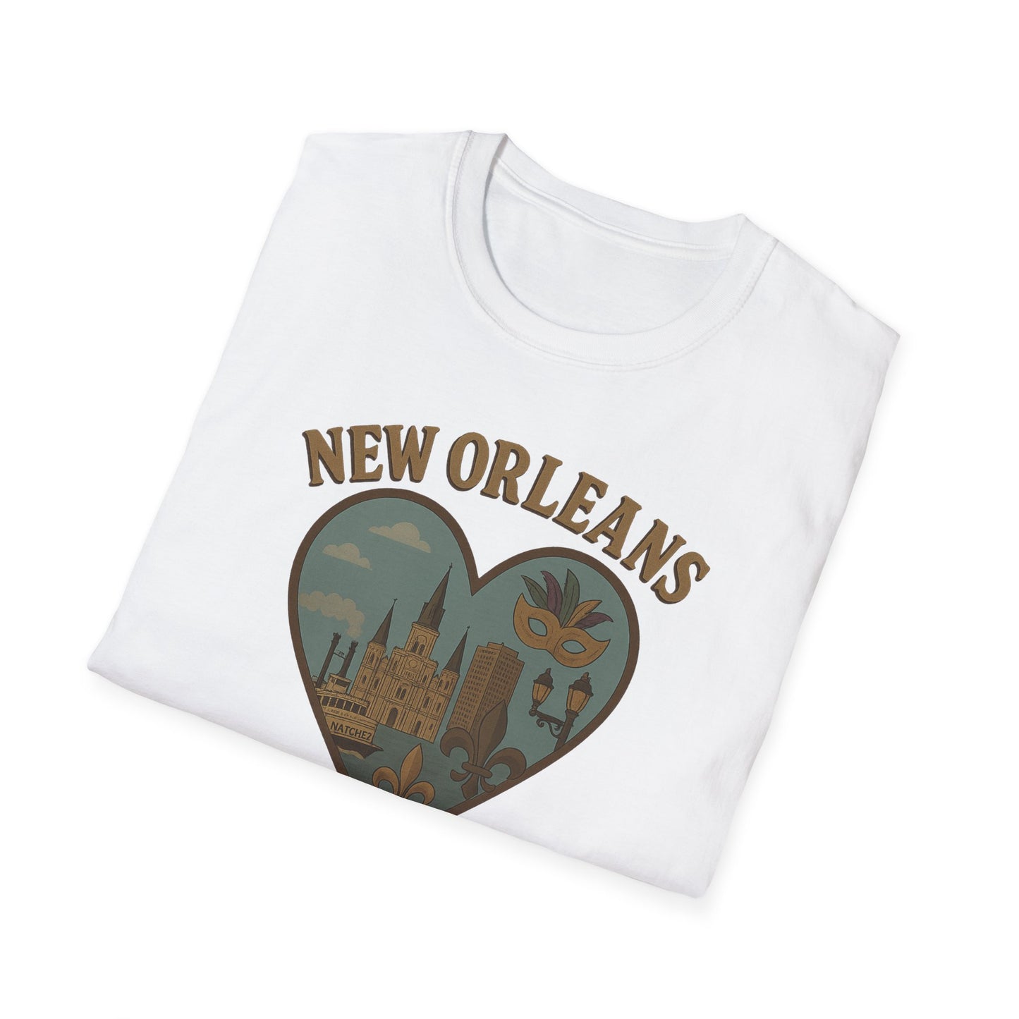 Embrace the Chaos of the Crescent City with Our New Orleans Heartbeat T-Shirt