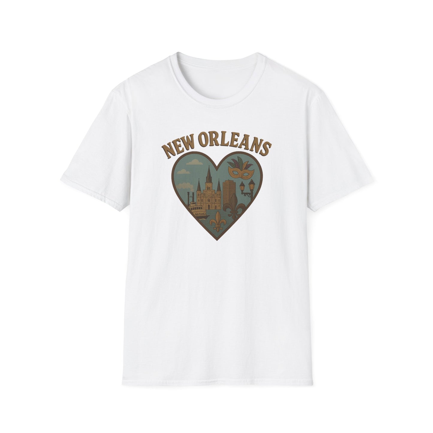 Embrace the Chaos of the Crescent City with Our New Orleans Heartbeat T-Shirt