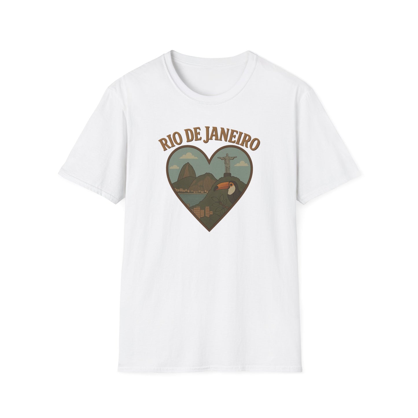Summon Rio De Janeiro's Heartbeat with Our Whimsical Toucan Love Tee