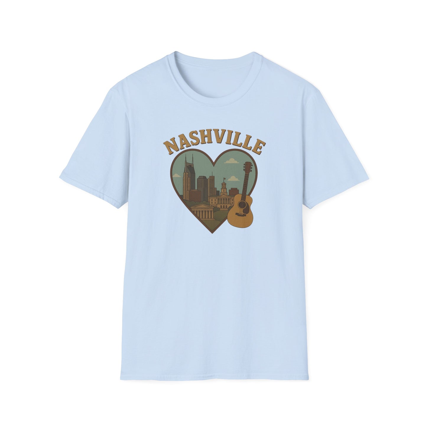 Nashville Unisex T-Shirt: Strum Your Heart to the Country Vibes Skyline