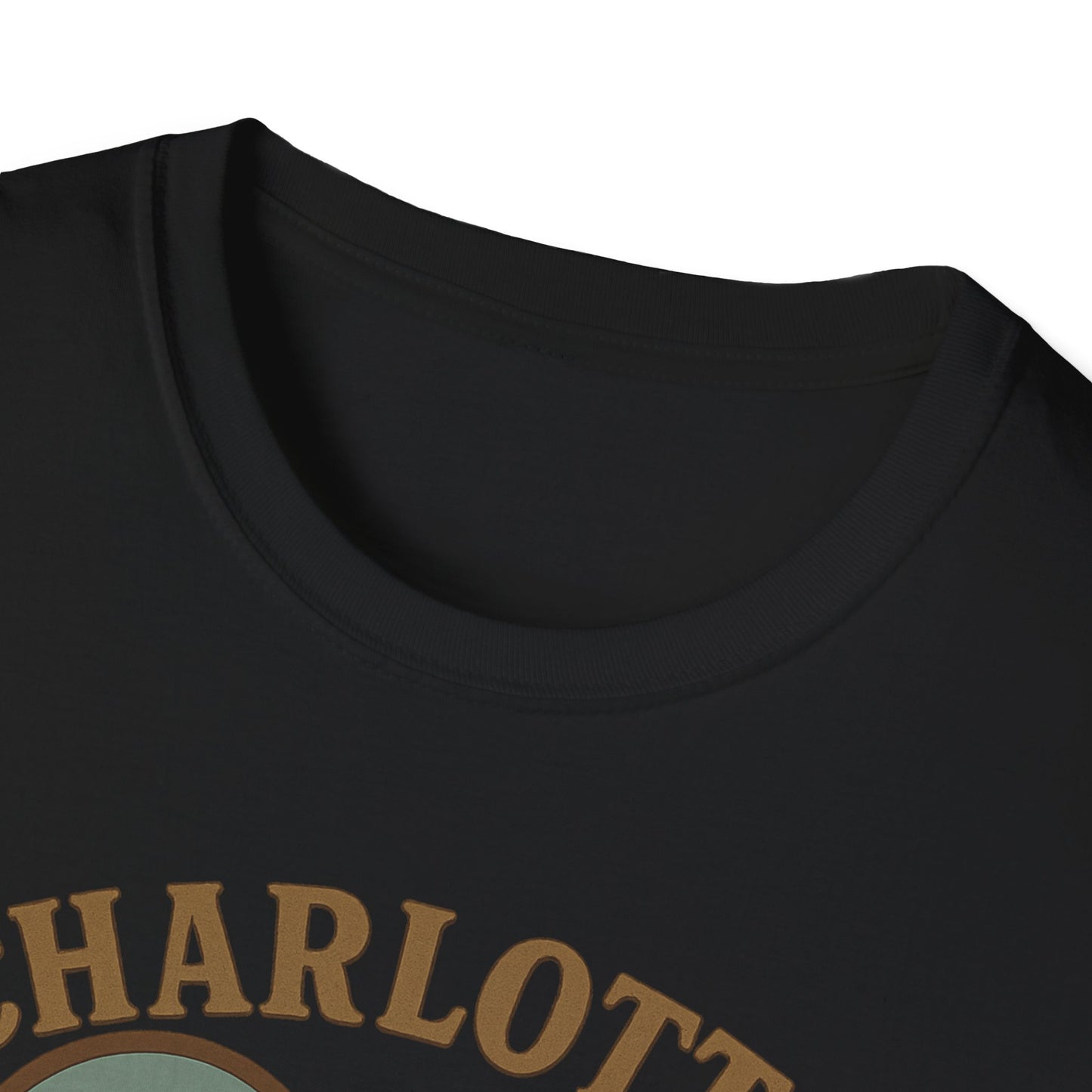 Fall in Love with Charlotte Unisex T-Shirt - Heartfelt City Skyline Style!
