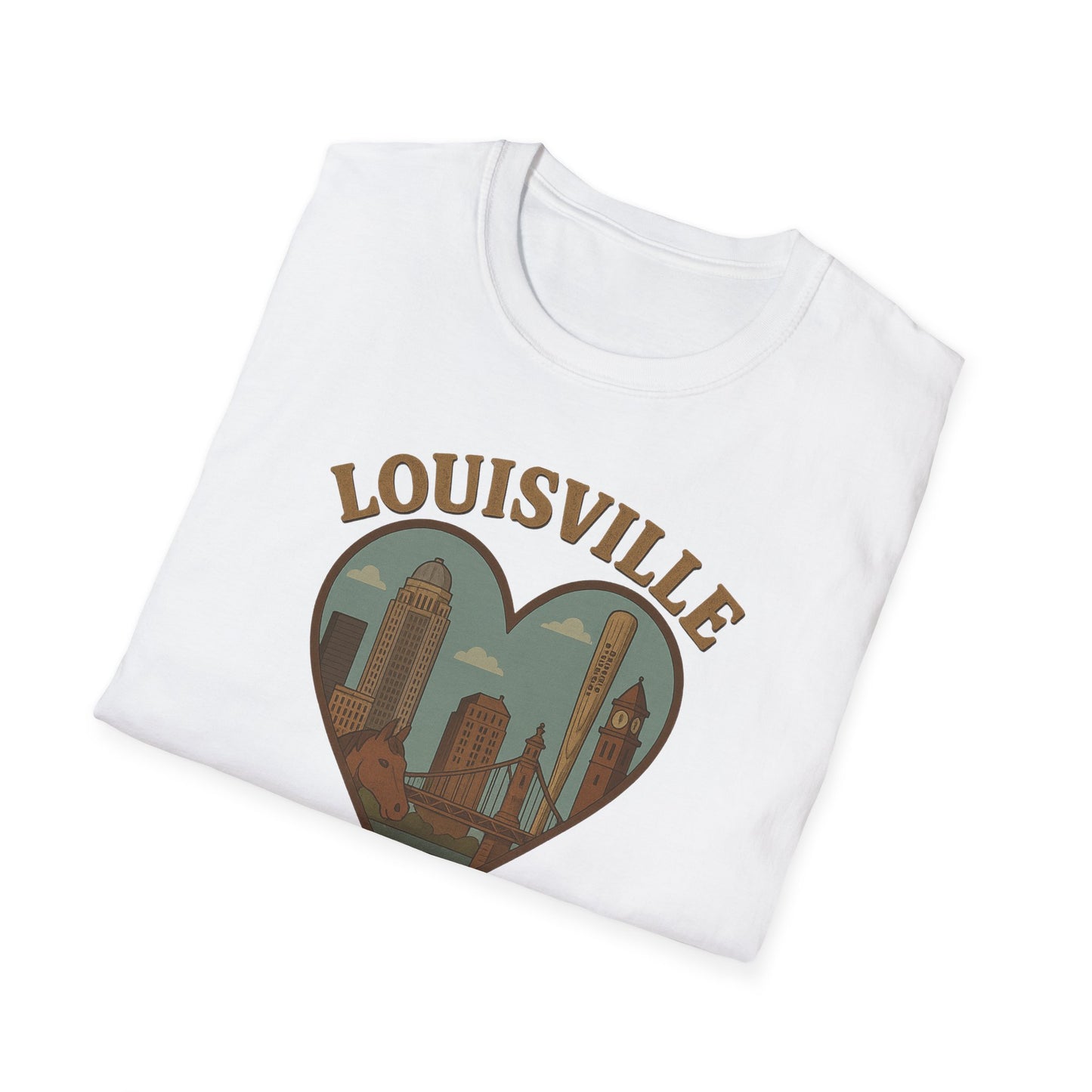 Unisex Louisville Skyline Shirt: Love, Horses & Bourbon!