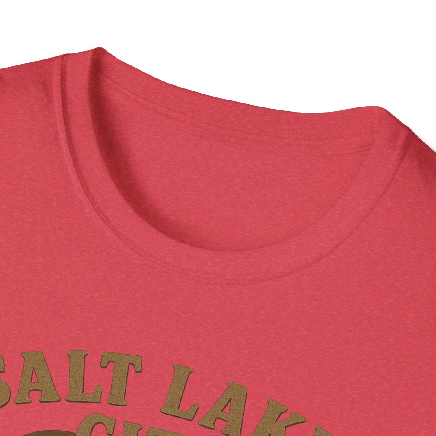 Embrace the Salty Air with Our Retro Salt Lake City Scenic Heart T-Shirt