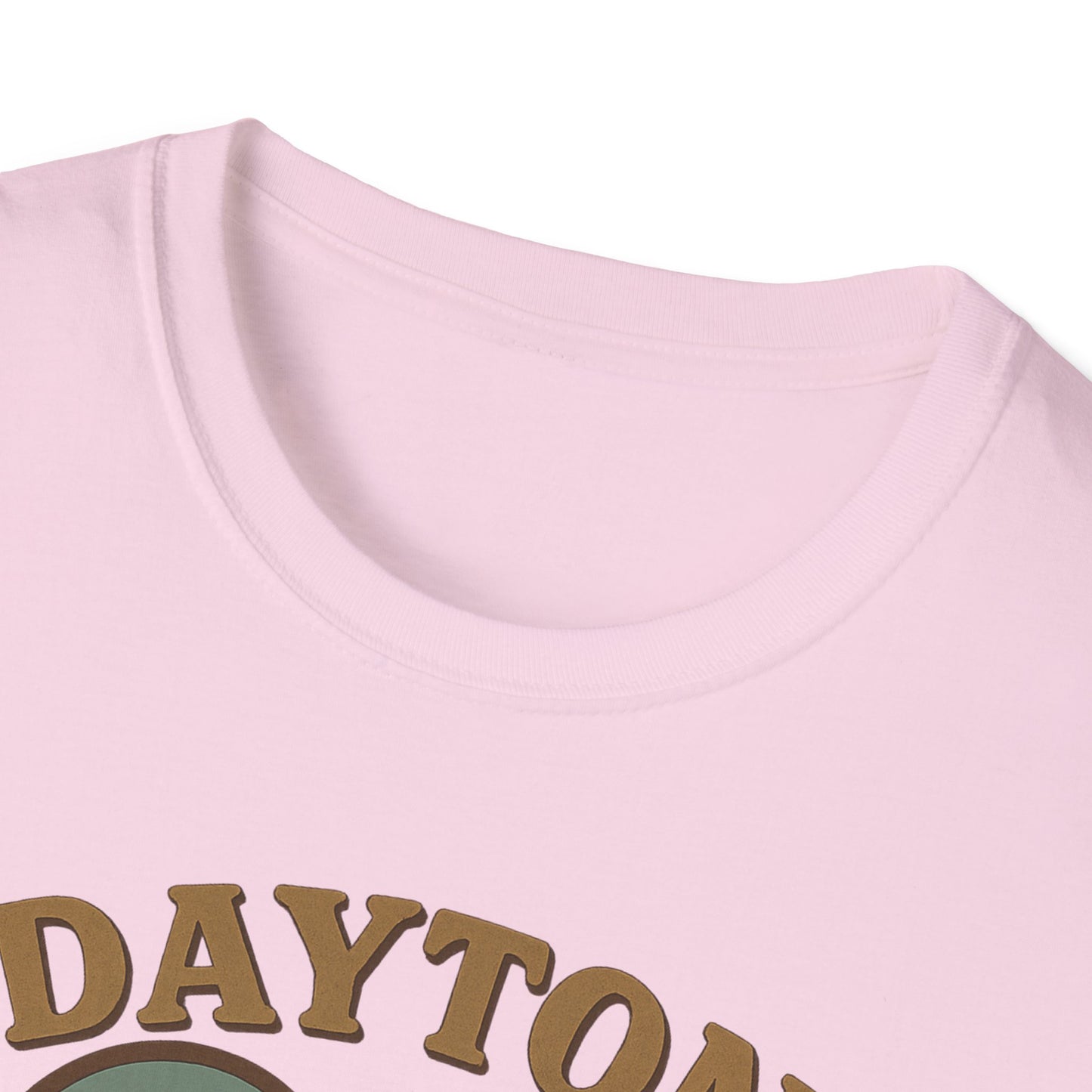 Fall Head Over Heels for Dayton: Retro Skyline Heart Graphic T-Shirt