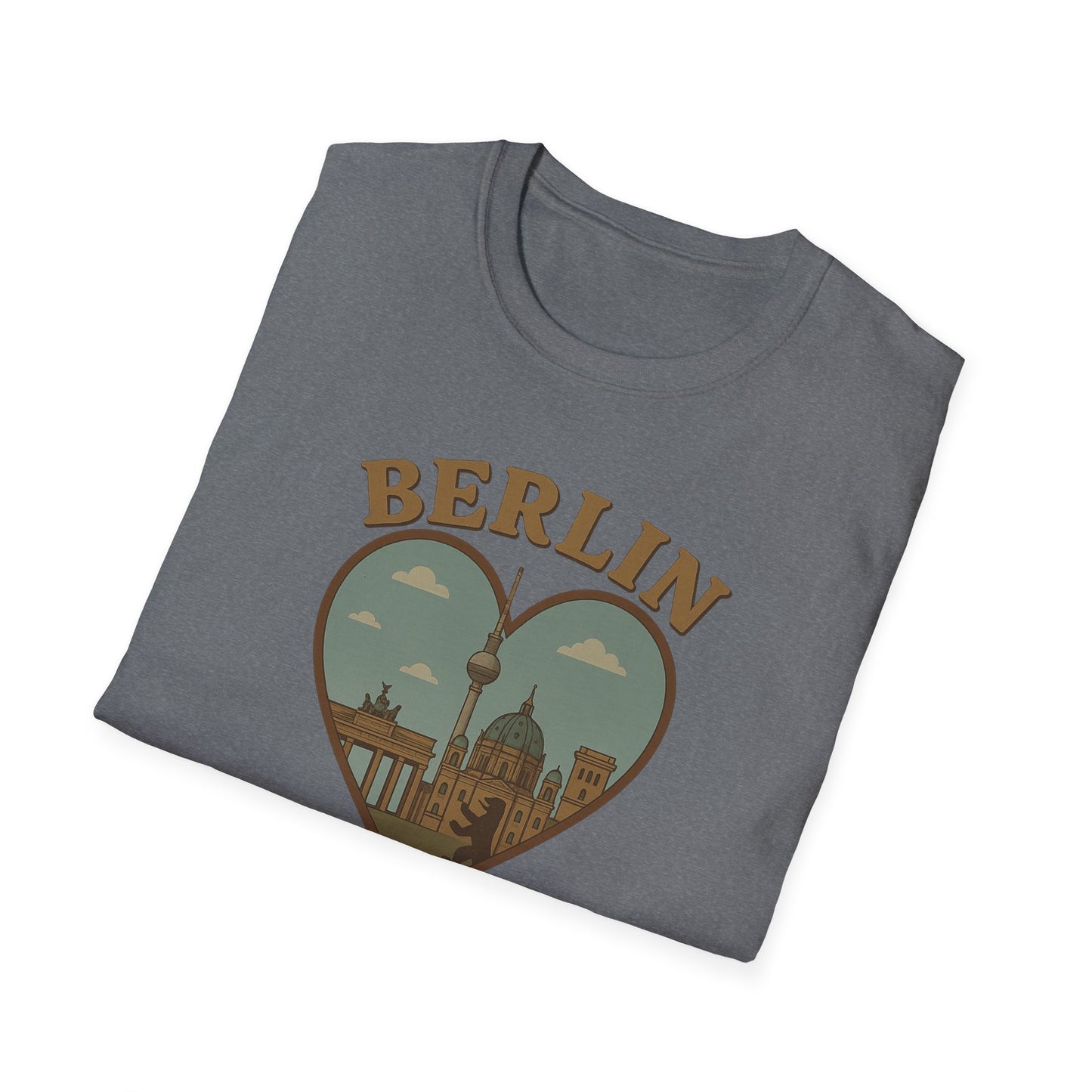Berlin Love Affair Tee - Unisex Soft and Iconic Berlin Gift Shirt