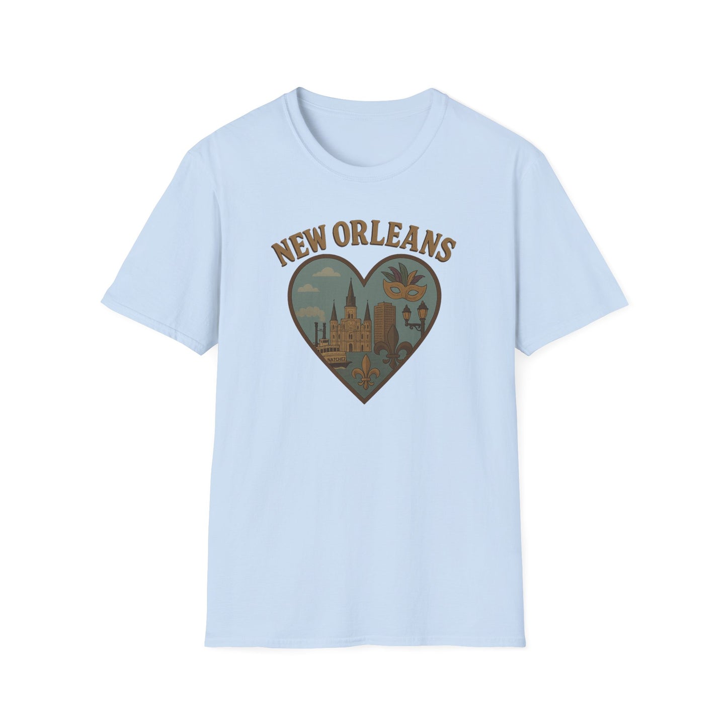 Embrace the Chaos of the Crescent City with Our New Orleans Heartbeat T-Shirt