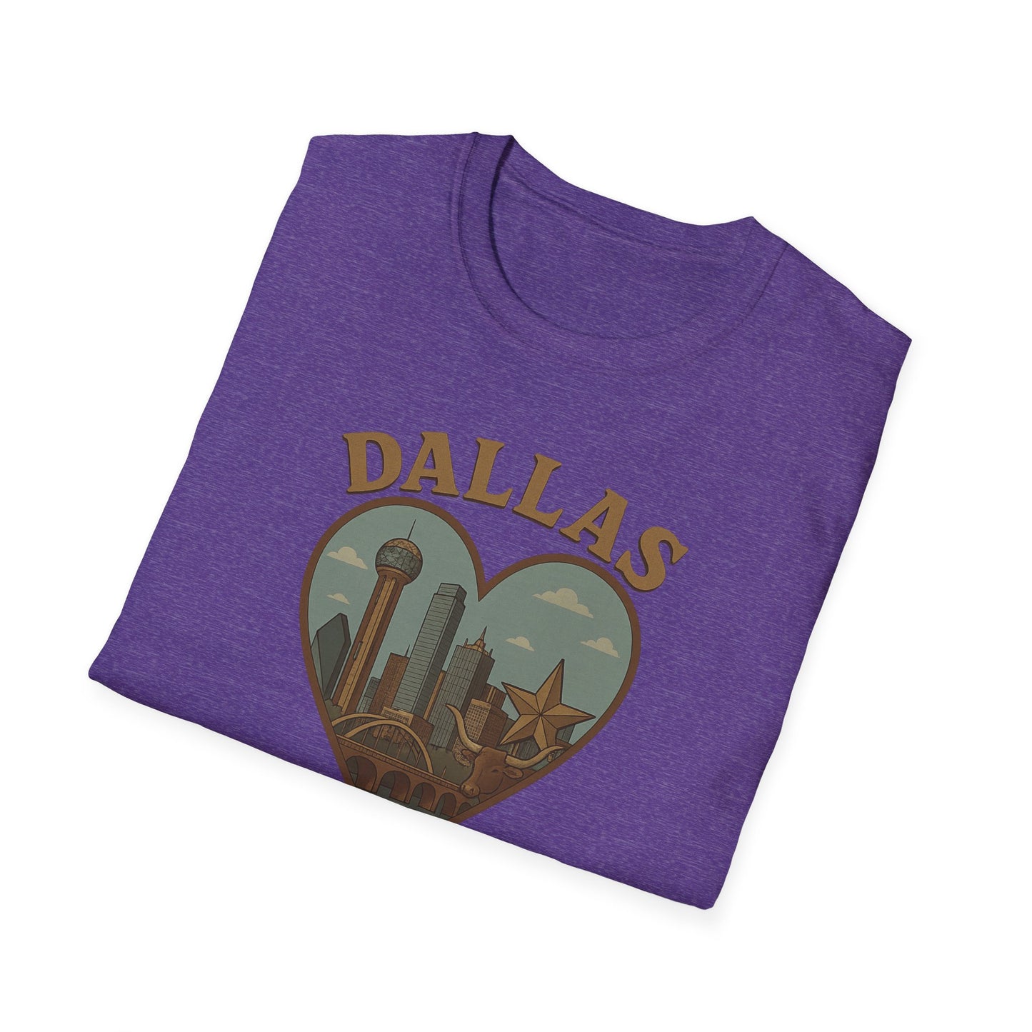 Dallas Dreamscape Tee: Unisex Soft Fit for Cowboys and Skylines Lovers!