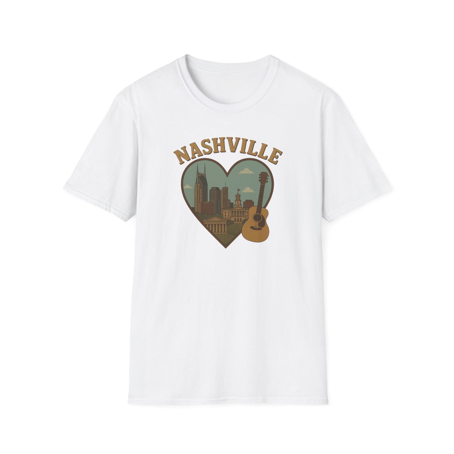 Nashville Unisex T-Shirt: Strum Your Heart to the Country Vibes Skyline