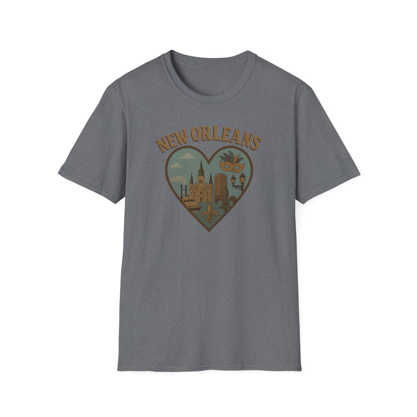 Embrace the Chaos of the Crescent City with Our New Orleans Heartbeat T-Shirt