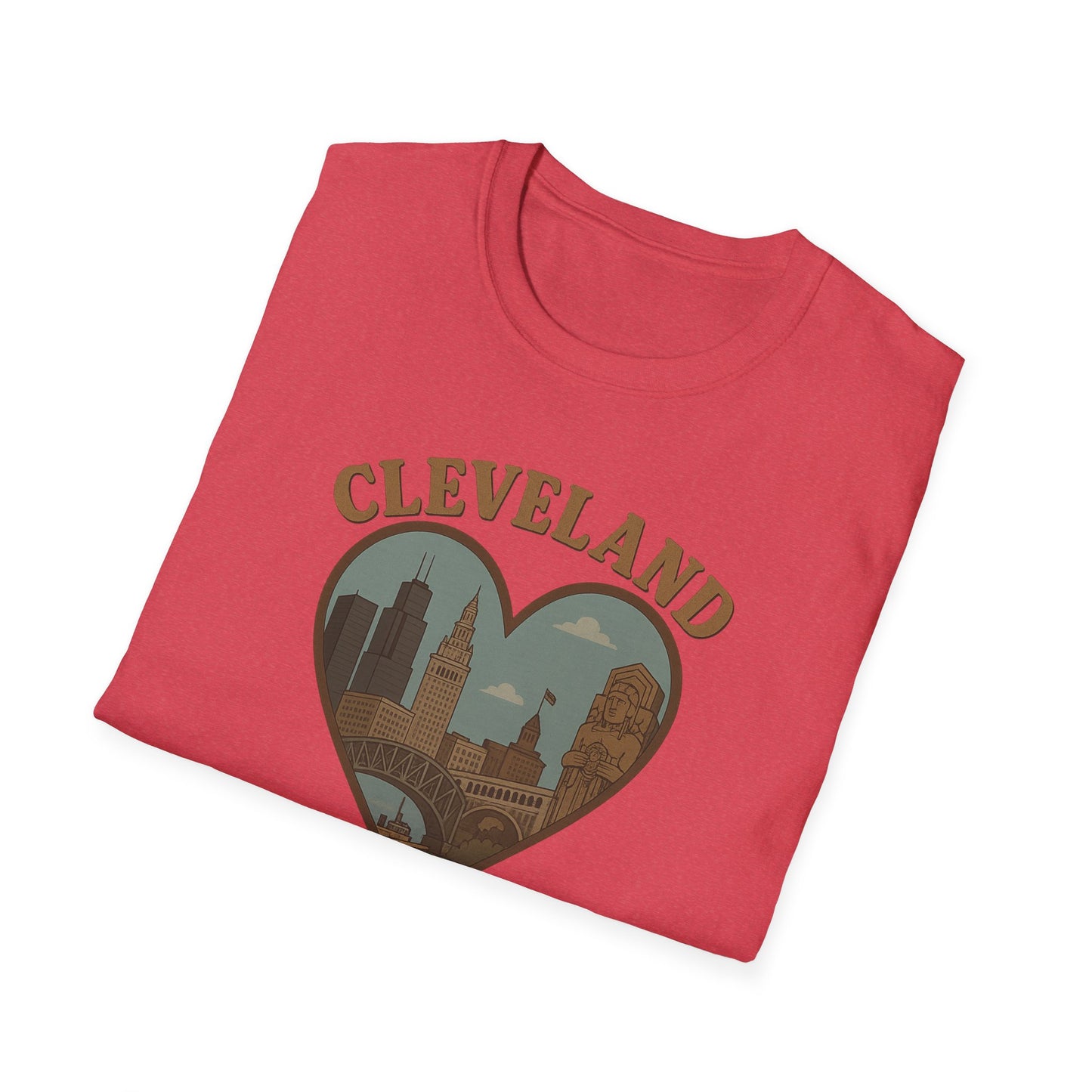Cleveland Love Affair Shirt - Unisex Skyline Tee for Bold City Enthusiasts
