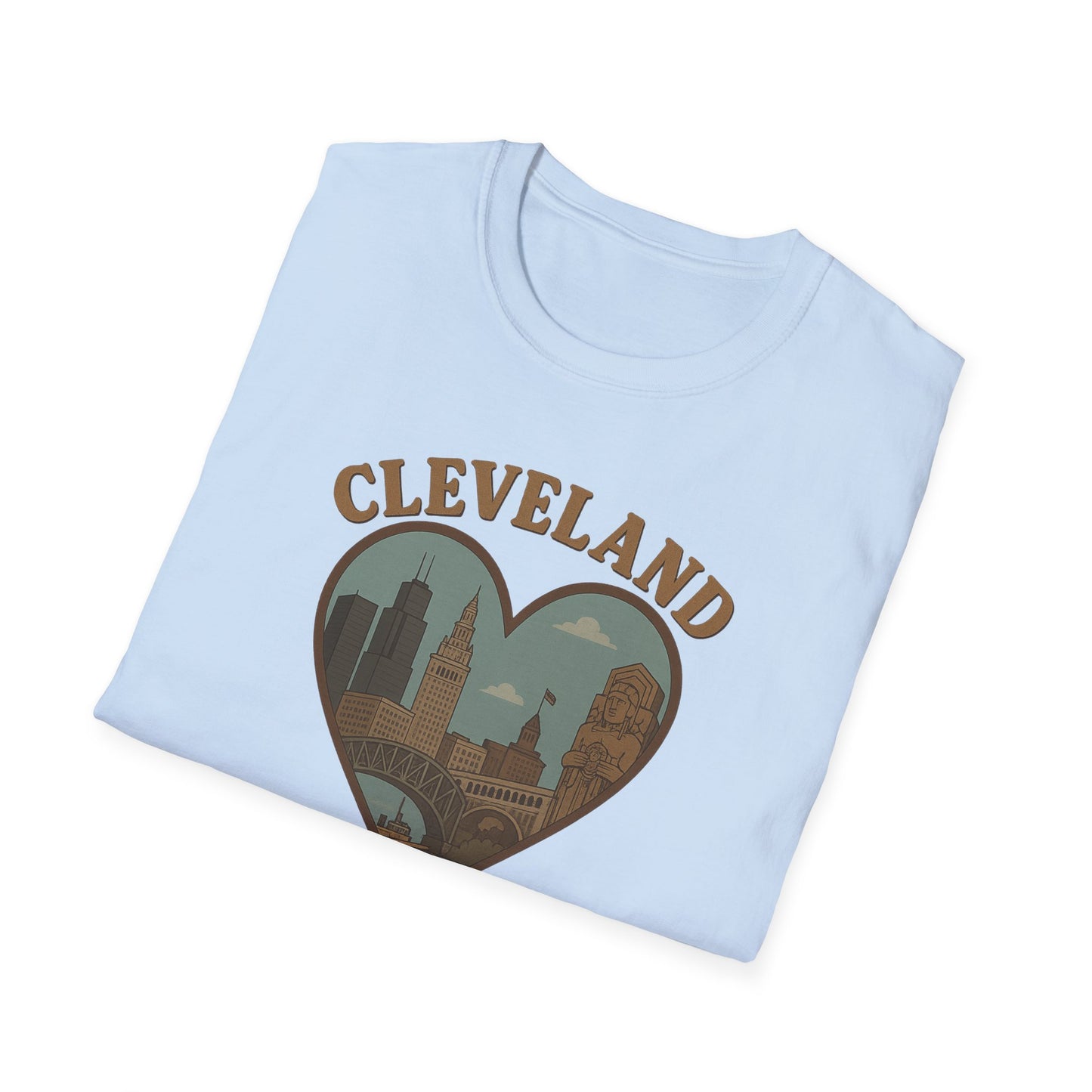 Cleveland Love Affair Shirt - Unisex Skyline Tee for Bold City Enthusiasts