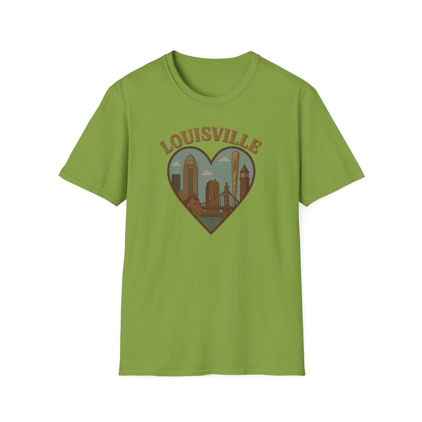 Unisex Louisville Skyline Shirt: Love, Horses & Bourbon!