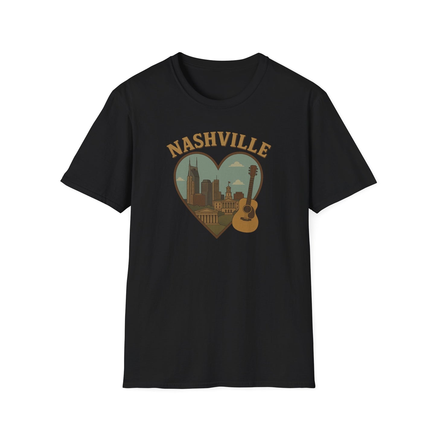 Nashville Unisex T-Shirt: Strum Your Heart to the Country Vibes Skyline