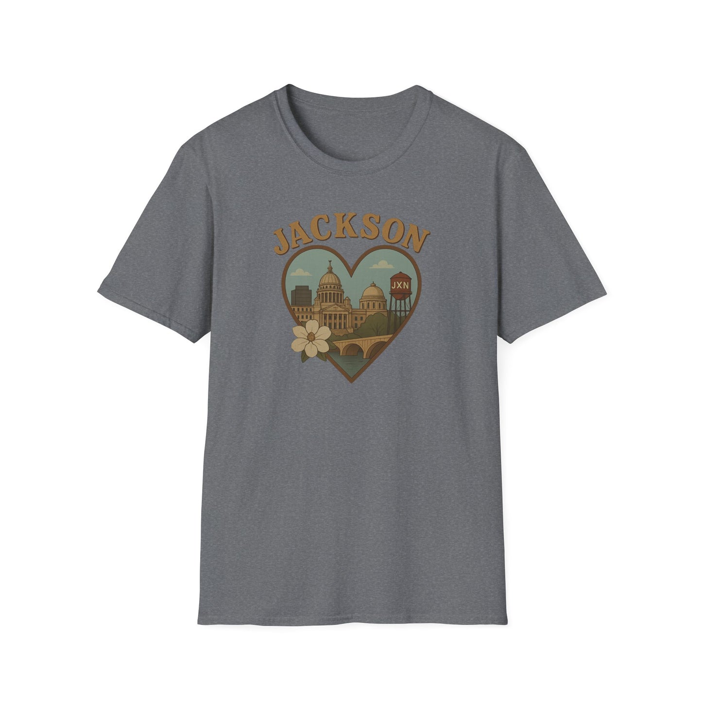 Fall in Love with Jackson's Quirky Charm on This Unisex Gildan Soft Tee!