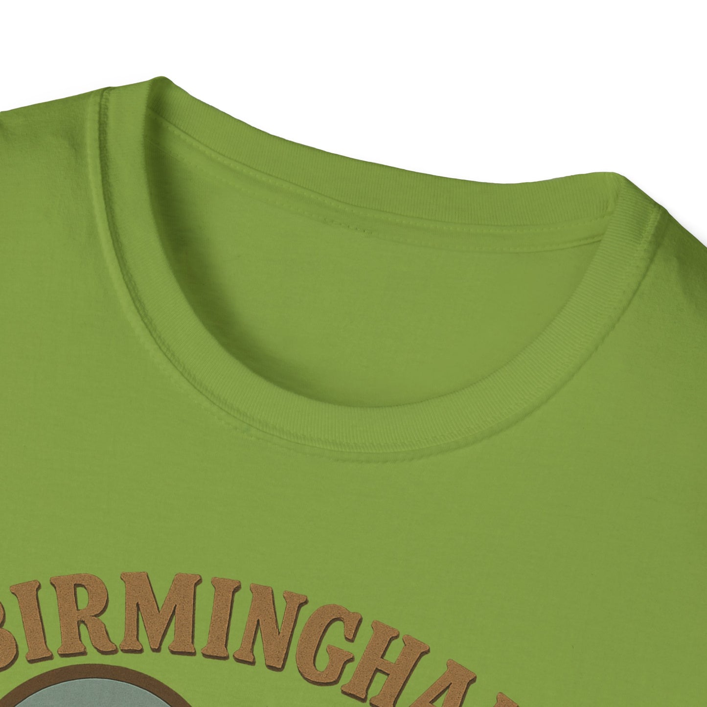 Fall in Love with Birmingham: A Nostalgic Tribute on the Soft Gildan 64000 Tee