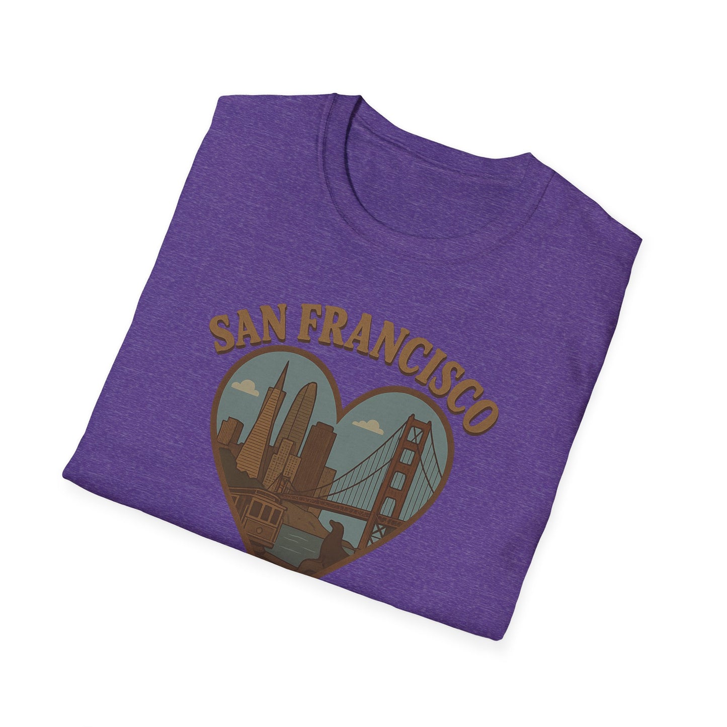 Heart of San Francisco: Vintage Skyline T-Shirt