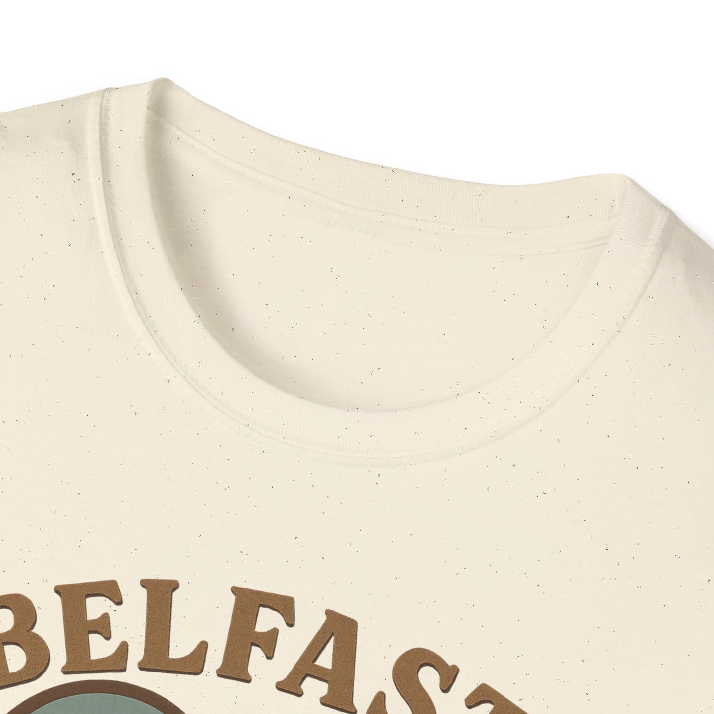 Fall in Love with Belfast: Unisex Soft T-shirt of Northern Ireland Charm!