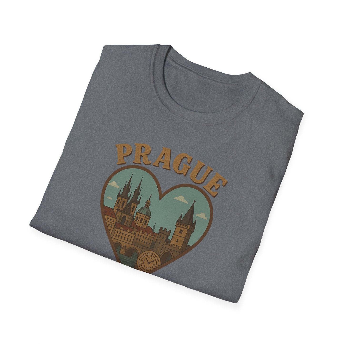 Unisex Shirt With Heartwarming Architecture of Enchanting Prague
