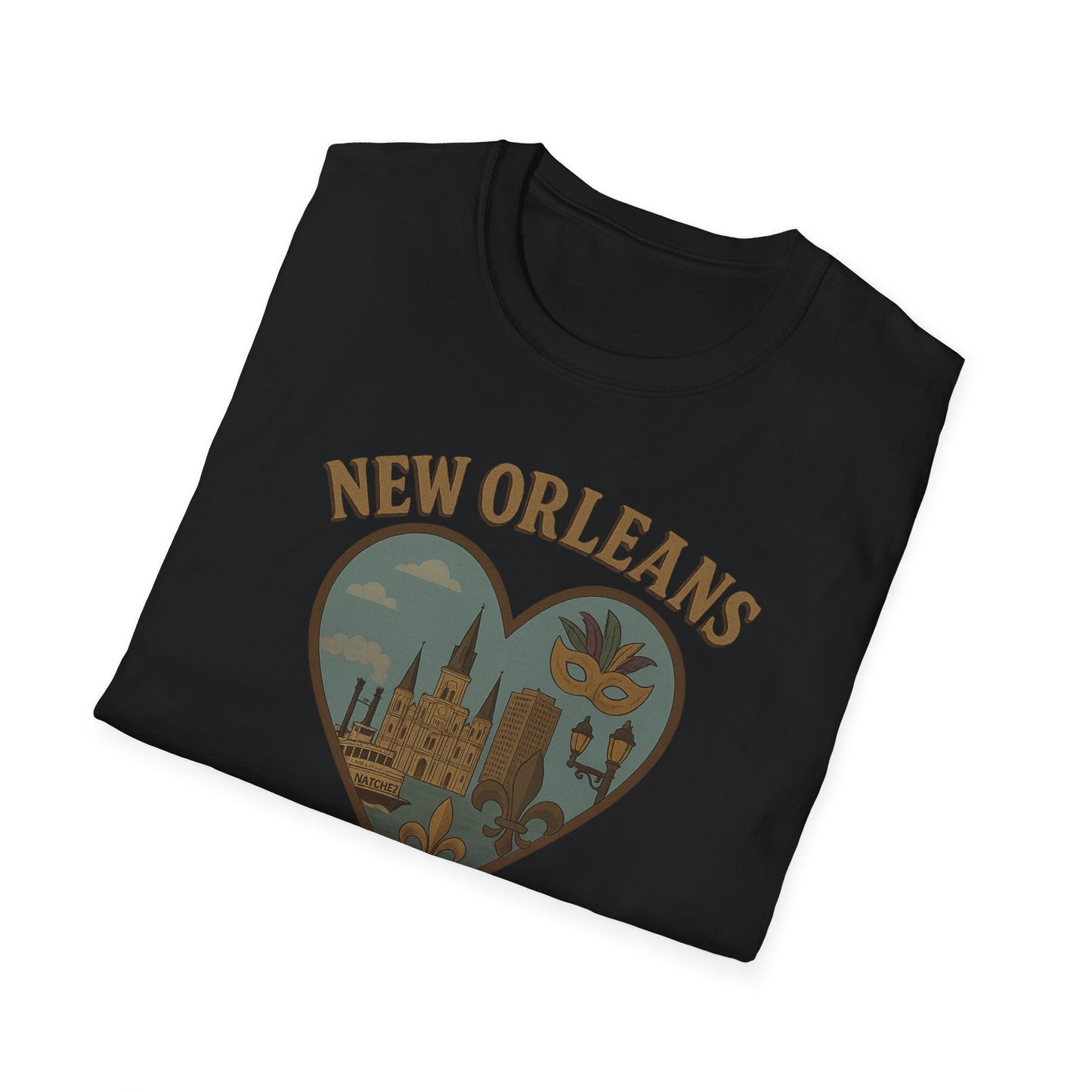 Embrace the Chaos of the Crescent City with Our New Orleans Heartbeat T-Shirt