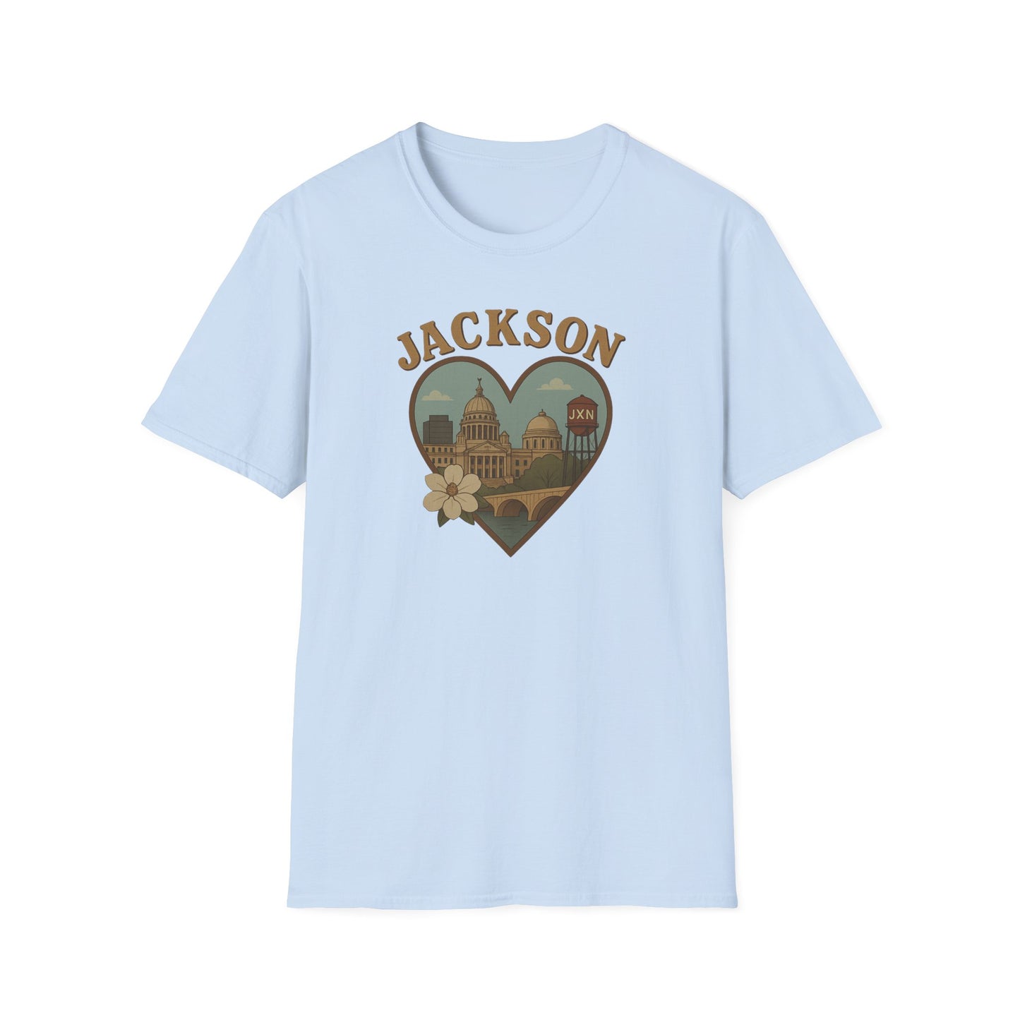 Fall in Love with Jackson's Quirky Charm on This Unisex Gildan Soft Tee!