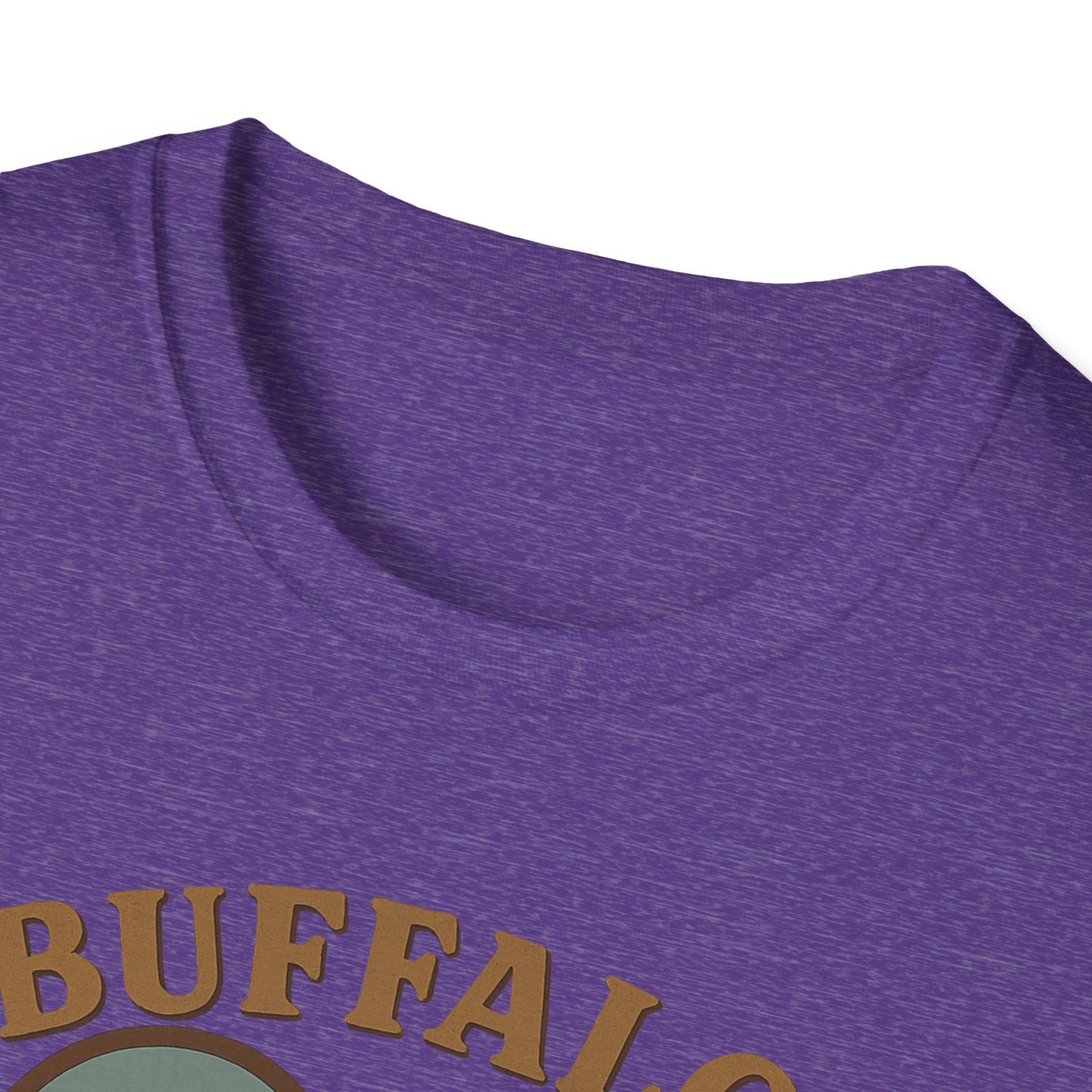 Buffalo Lovers Unite: Embrace City Skyline & Roaming Bison on a Soft Unisex Tee