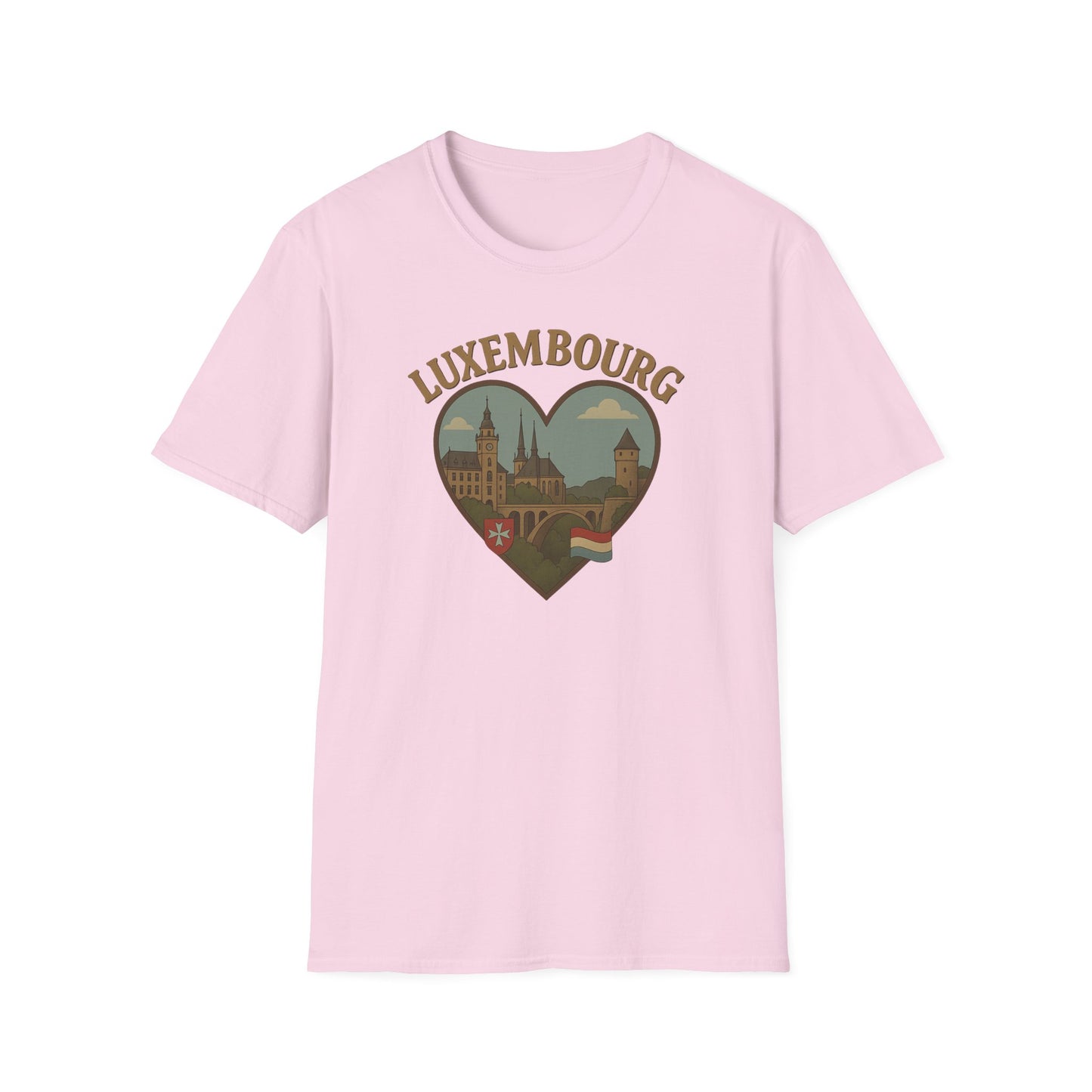 Unleash Your Inner Traveler with This Luxembourg Heartbeat Shirt!
