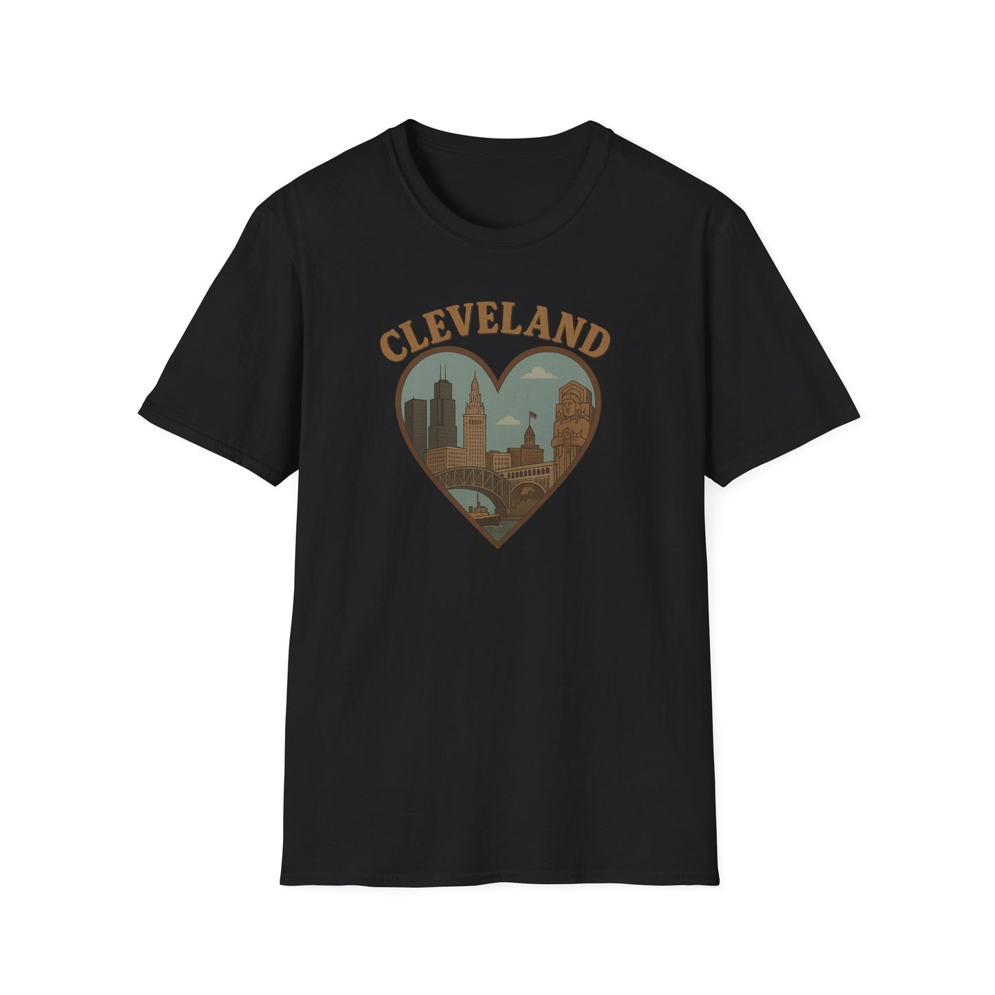 Cleveland Love Affair Shirt - Unisex Skyline Tee for Bold City Enthusiasts